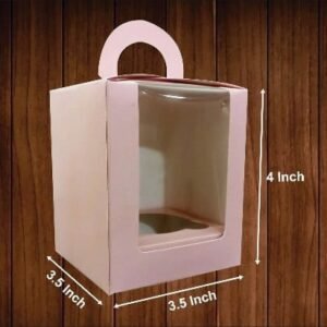 Cup Cake box 1 pcs ( Pack of 10)