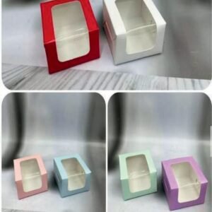 Brownie box 1 pcs 3*3*2 ( Pack of 10 )