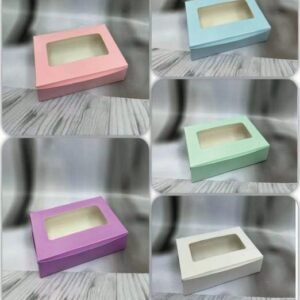 Brownie box 6 pcs 9*6*2 ( Pack of 10 )