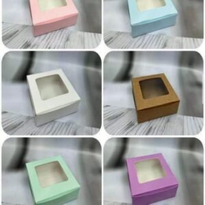 Brownie box 4 pcs 6*6*2 ( Pack of 10 )
