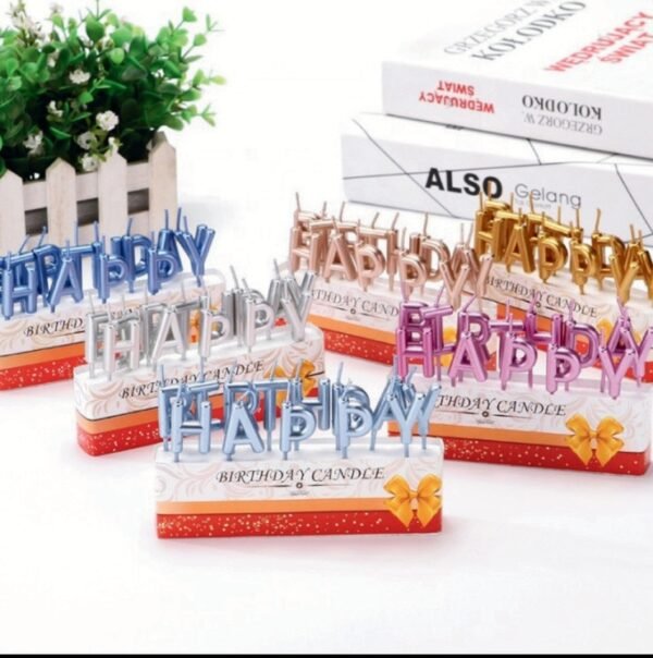 Happy birthday candle