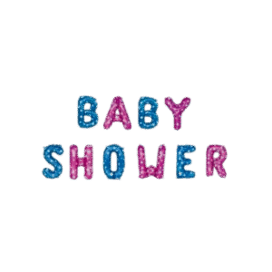 Baby shower foil