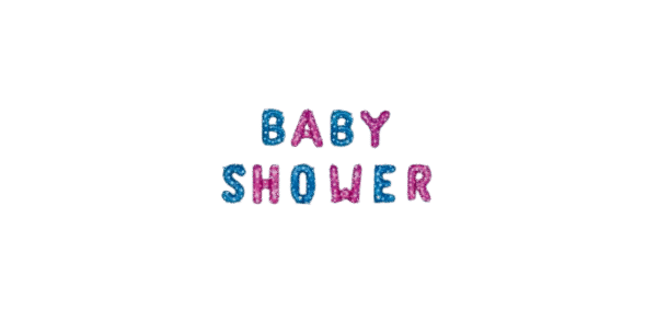 Baby shower foil