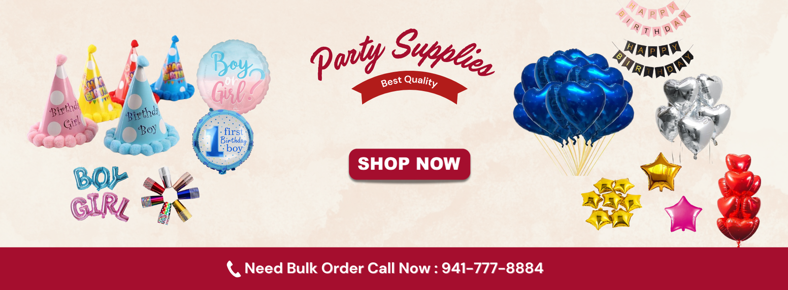 The Bakery Essentials party supplies