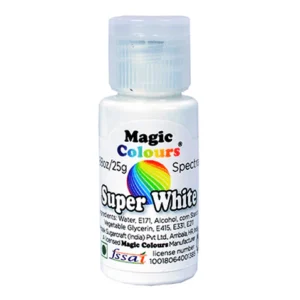 The Bakery Essentials Spectral Mini Gel Colours SuperWhite