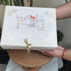 Raksha Bandhan Hamper Box White (Pack of 10)