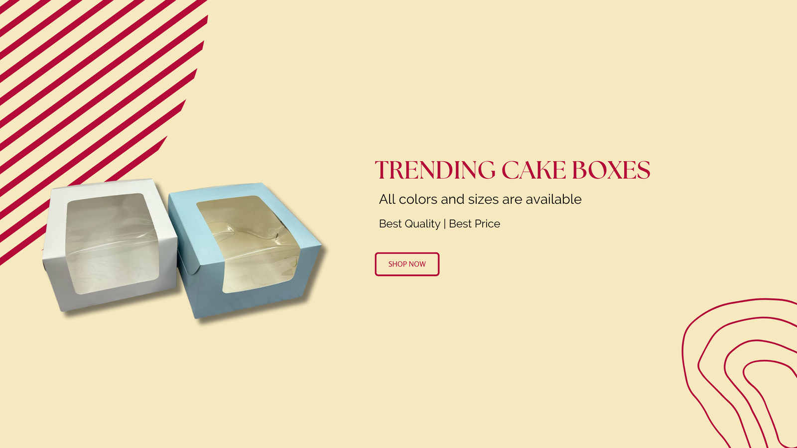The Bakery Essentials- Cake boxes