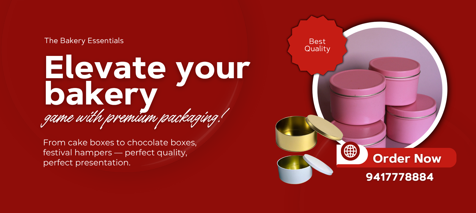 The Bakery Essentials-hampers tinbox